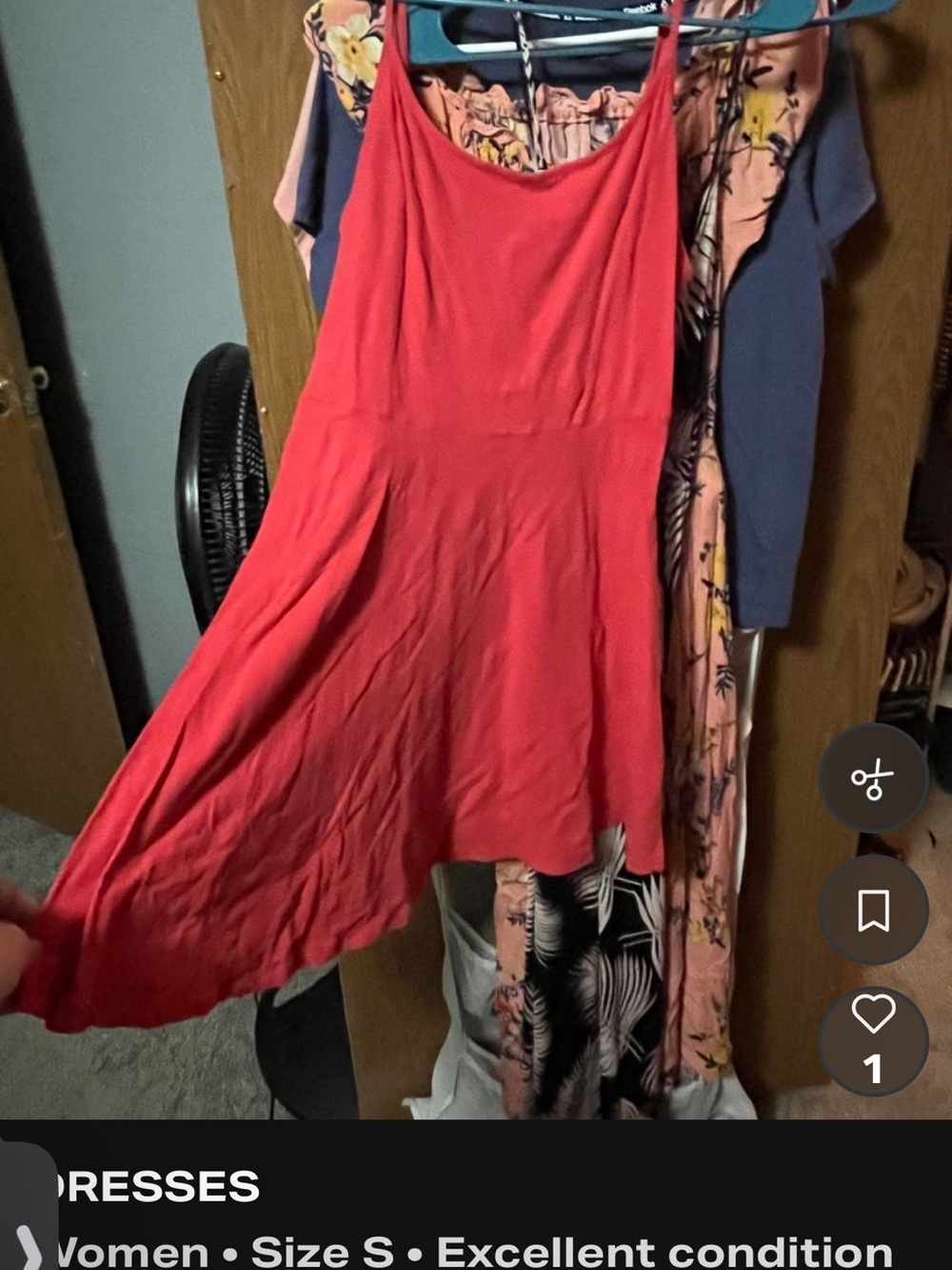 T.J.Maxx Coral Pink Spaghetti-Strap Mini Dress